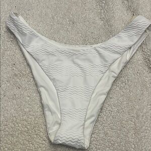 Classic White Bikini with Moderate Coverage